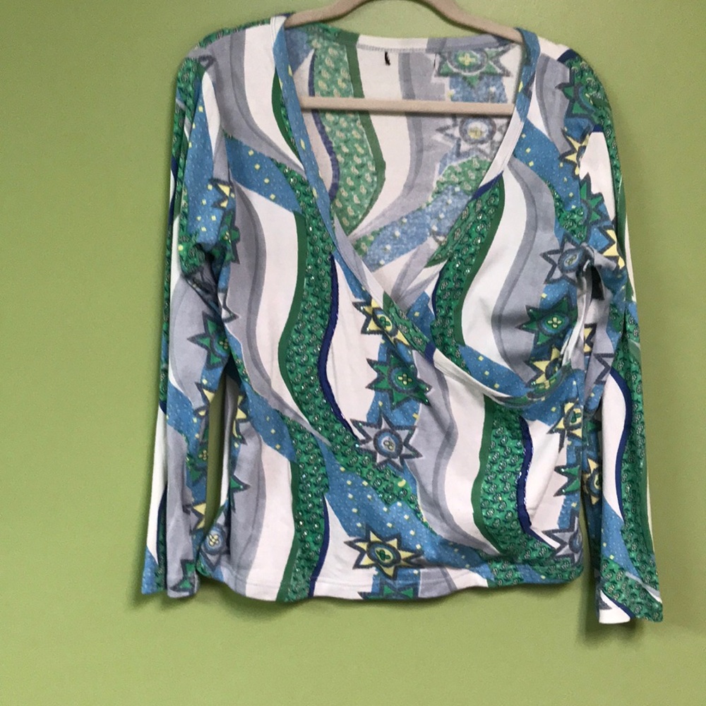 Two piece jacket and blouse